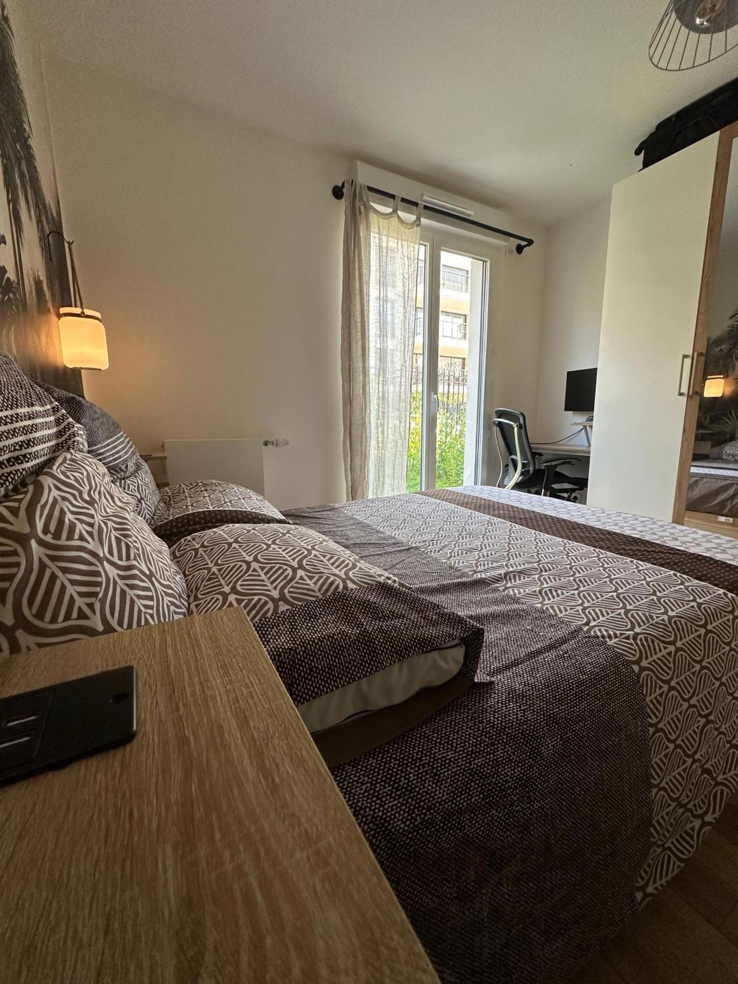 Cosy Summer Stay In Boho Style Apartment - 8 Mins From Paris Center - Garden And Underground Parking 克拉马 外观 照片